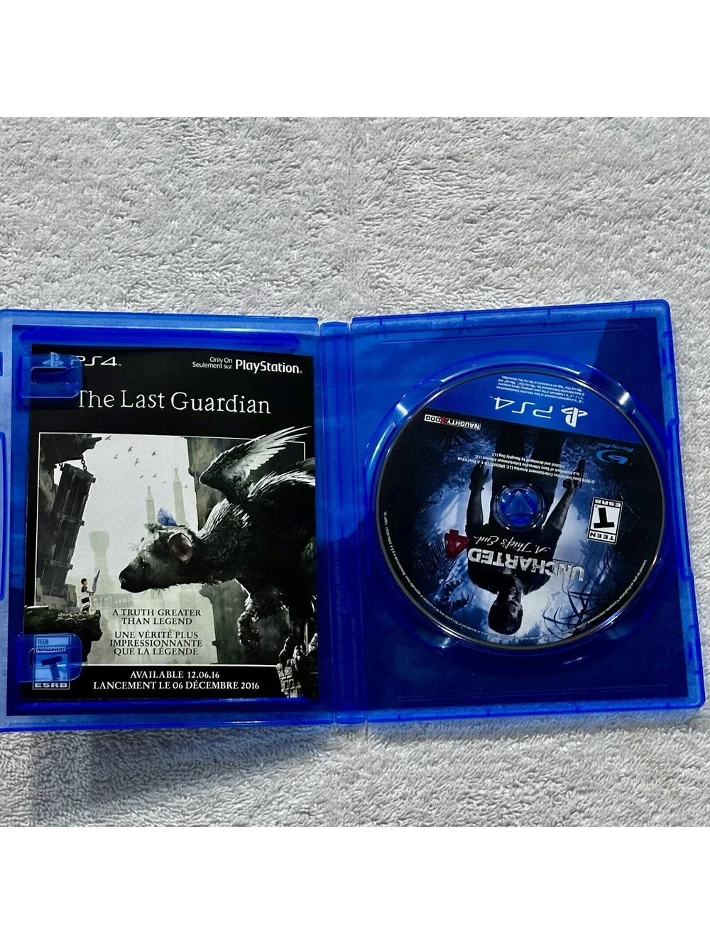Playstation 4 PS4 Video Game UNCHARTED 4 A Thief’s End - with Insert - Gaming